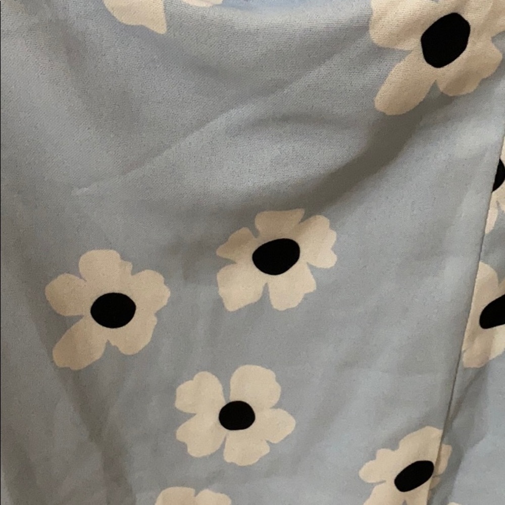 Floral baby blue dress